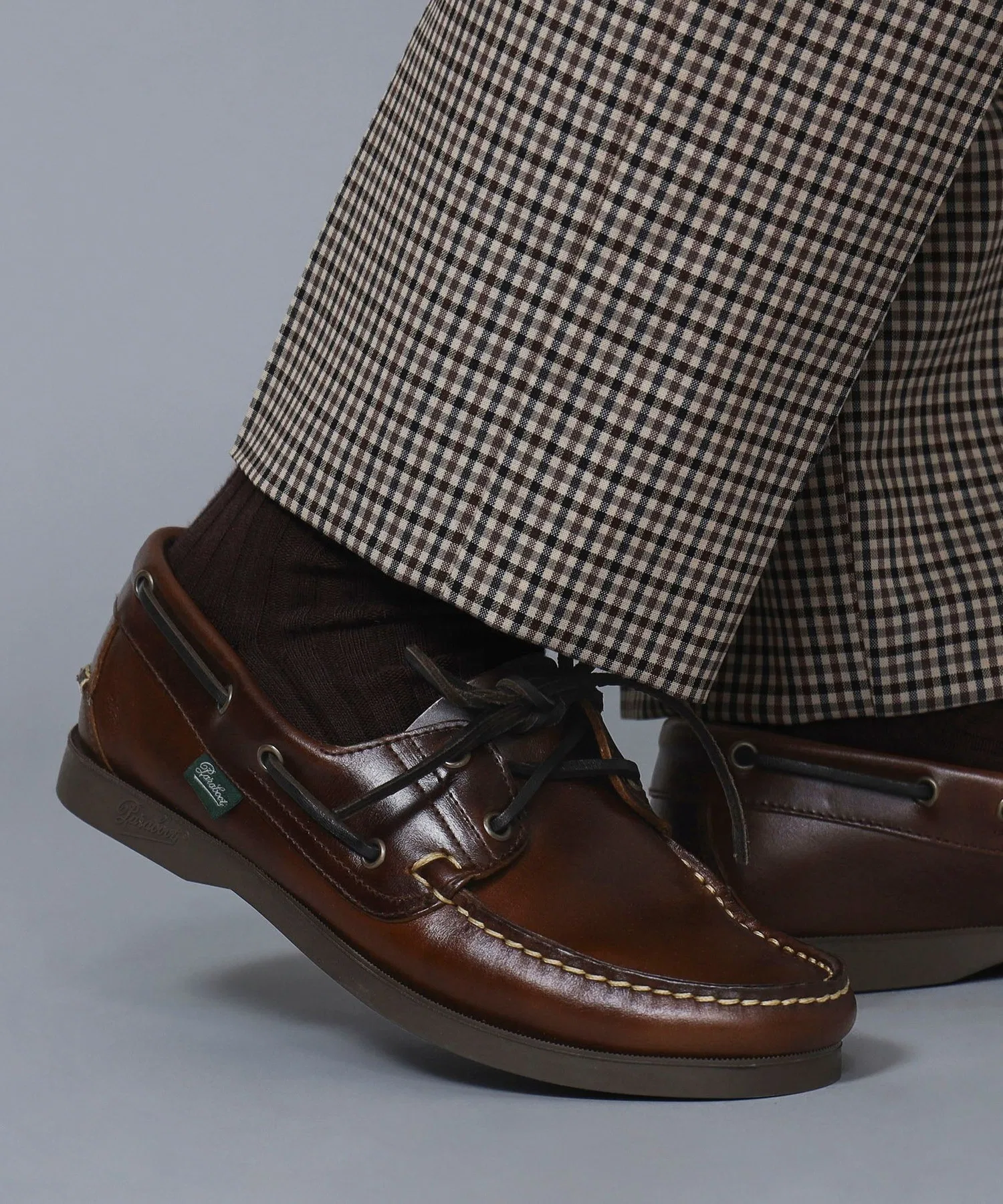 Мужские кожаные мокасины Paraboot BARTH чёрные