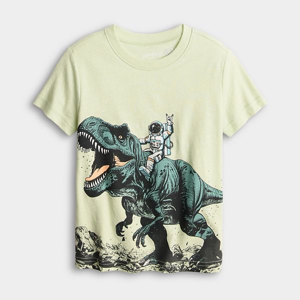 

Футболка с принтом для мальчиков с ограниченными возможностями Jumping Beans, Trex And Astronaut
