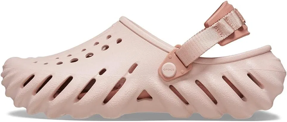 Кроксы Unisex Echo Clogs Wooden Shoes Crocs, Pink Clay — фото 2