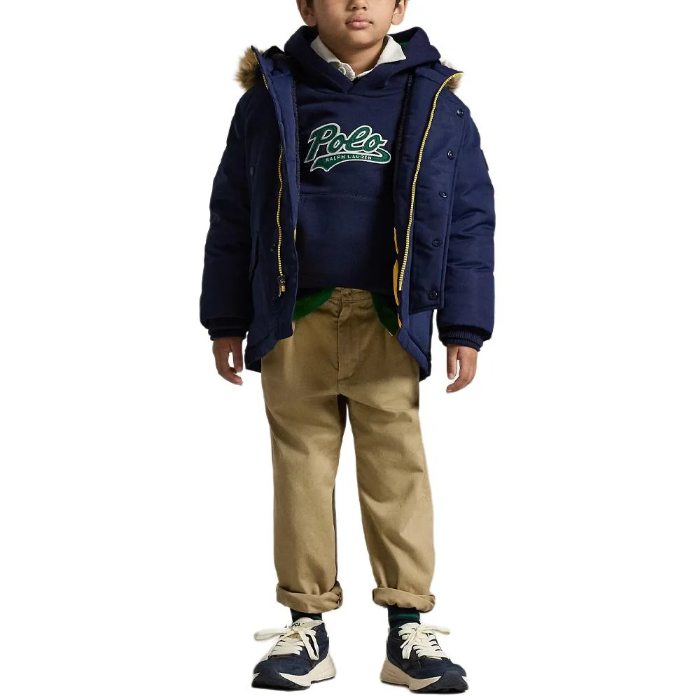 Детская пуховая куртка Polo Ralph Lauren, Newport Marine Blue — фото 4