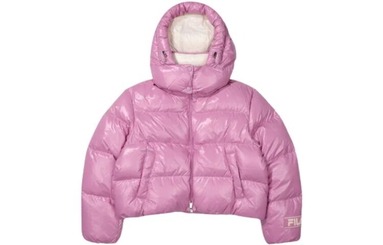 

Пуховик женский розовый Fila, розовый