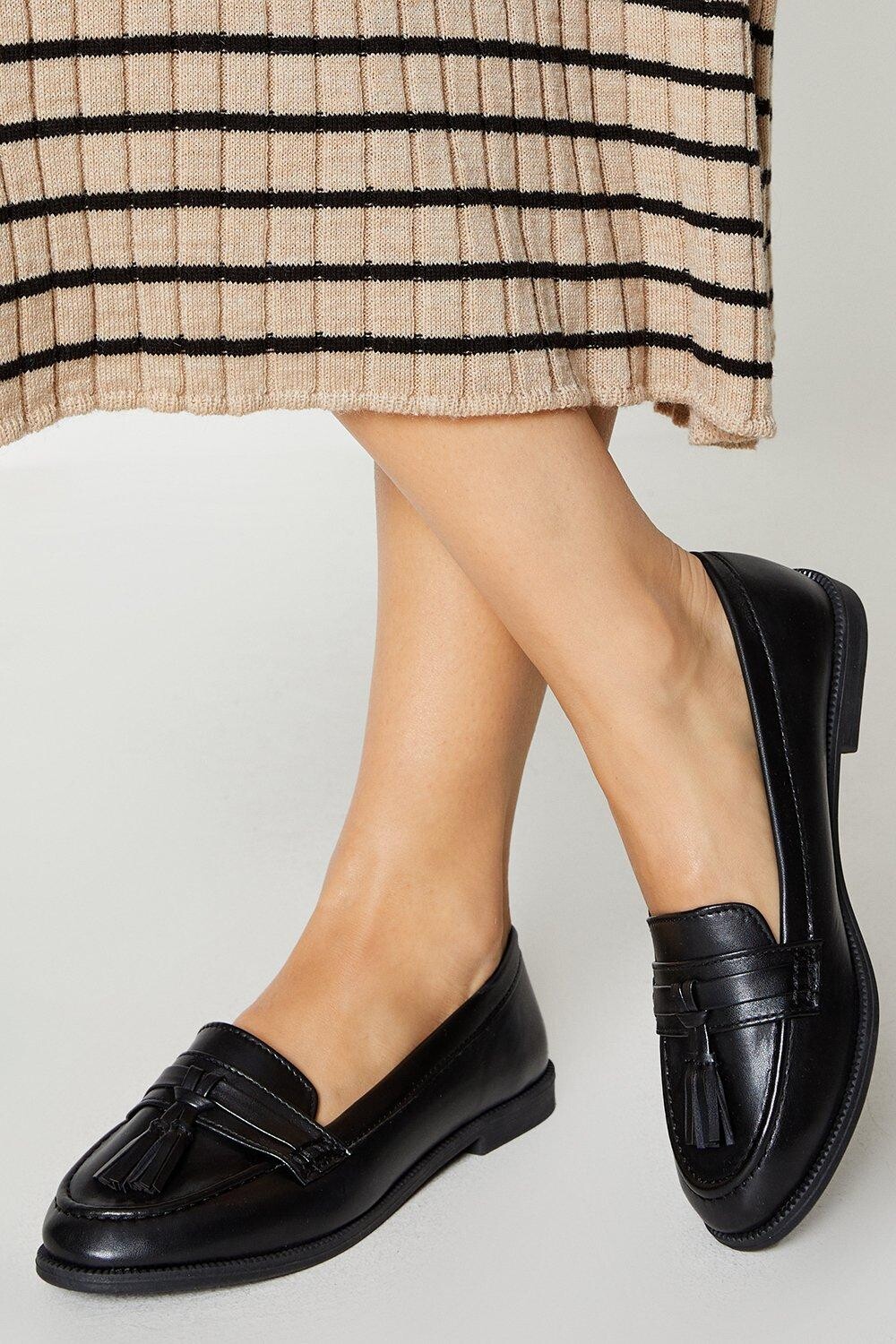 

Лоферы Lennie с кисточками Dorothy Perkins, черный