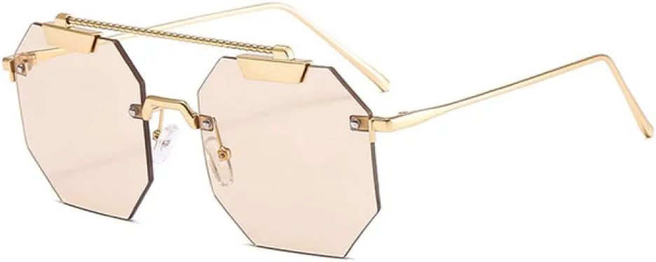 

Солнцезащитные очки большого размера для женщин, квадратная оправа, модные мужские солнцезащитные очки прозрачные, красные, синие, UV400 MTZJH, Champagne