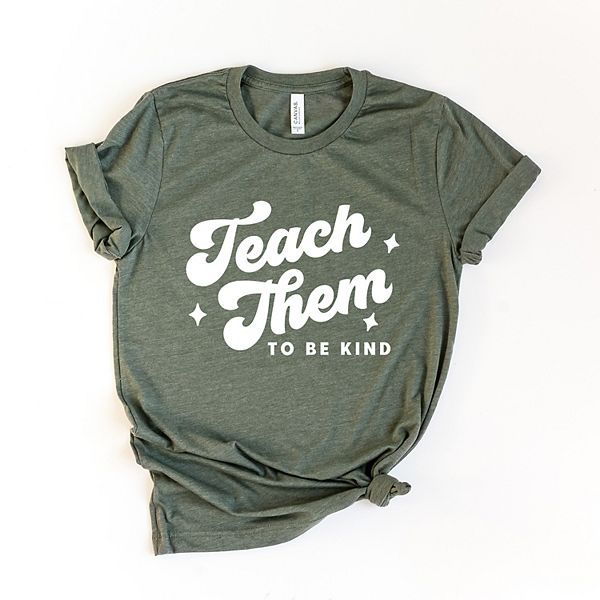 

Футболка с коротким рукавом Teach them to be kind Simply Sage Market, Army Green, Зеленый, Футболка с коротким рукавом Teach them to be kind Simply Sage Market, Army Green