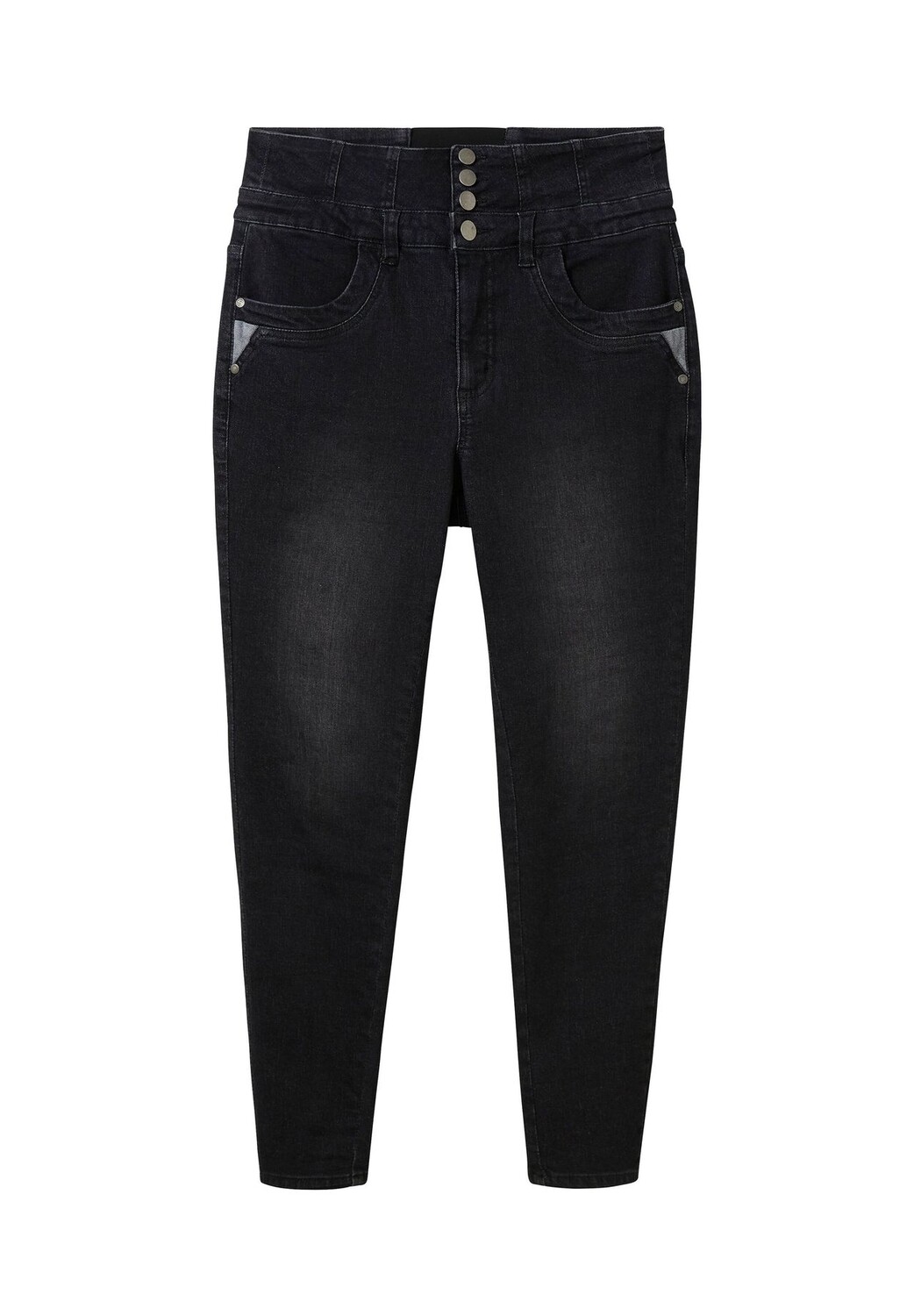 

Джинсы с завышенной талией sheego, цвет Black Denim