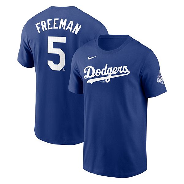 

Футболка с именем и номером Freddie Freeman Los Angeles Dodgers Nike