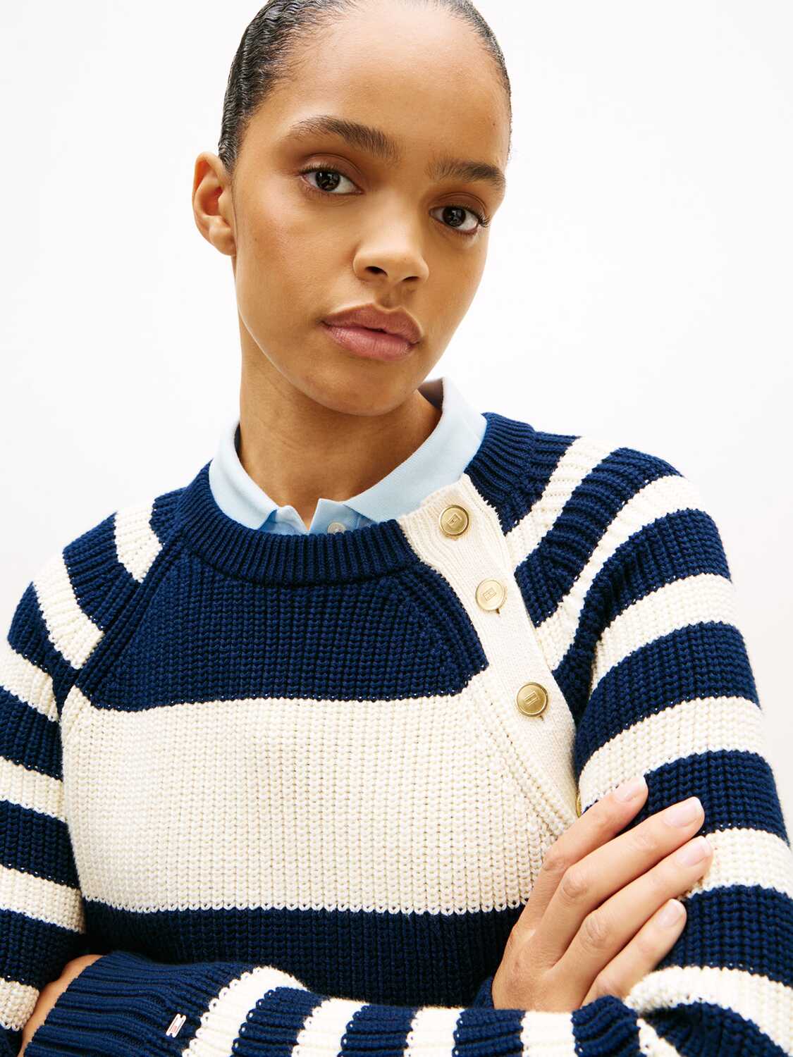 TOMMY HILFIGER Свитер в цвете Navy — фото 2