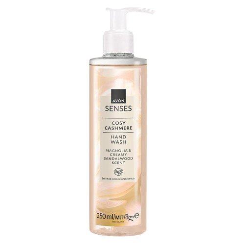 

AVON, Жидкое мыло Senses Cosy Cashmere - Магнолия и сандал, 250 мл