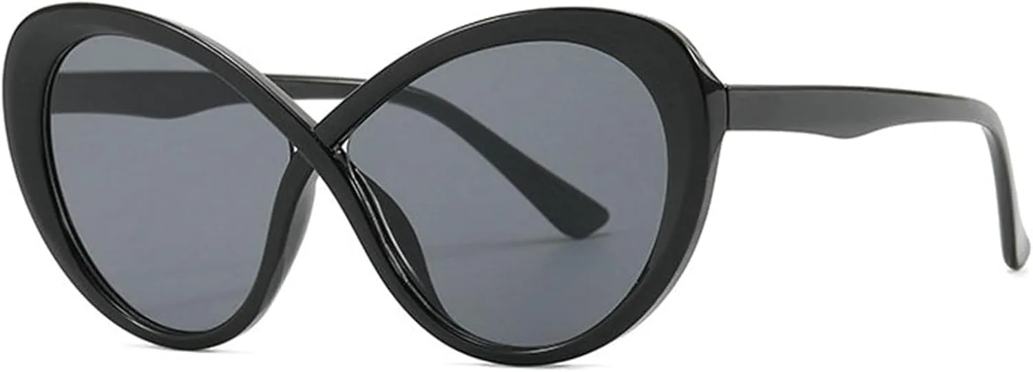 

Винтажные солнцезащитные очки «кошачий глаз» большого размера от Helena для женщин, мода 90-х, многоугольные, овальные, градиентные, для пляжа и отдыха на природе, C1