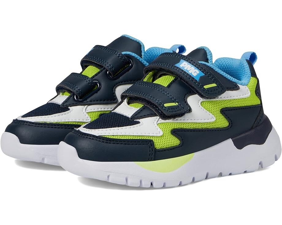

Кроссовки Primigi 39605, цвет Navy/Lime/White