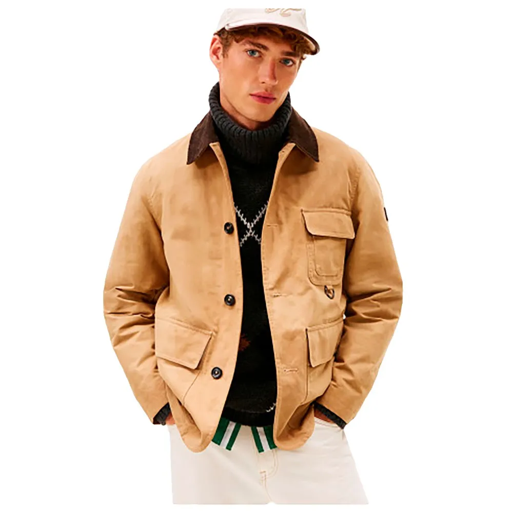 

Куртка Tommy Hilfiger Relaxed Waxed Barn, бежевый