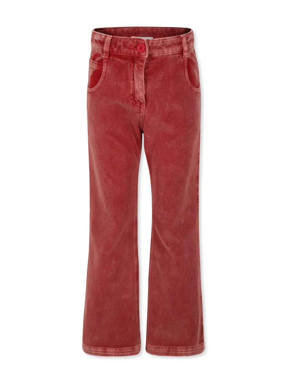 

Брюки с вышитым логотипом ETRO KIDS, красный