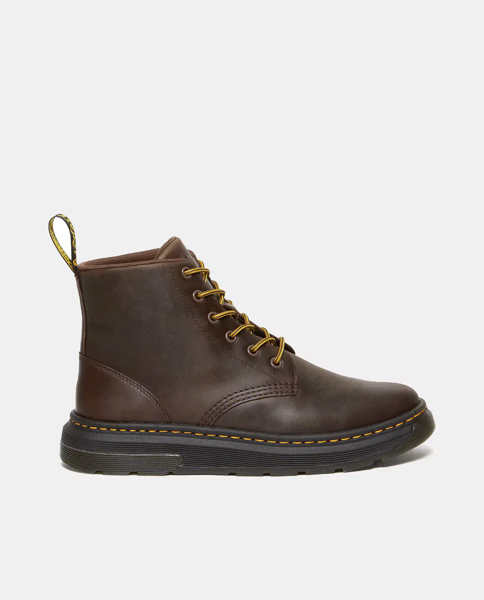 

Мужские кожаные ботинки Crewson Chukka на шнуровке Dr. Martens, коричневый