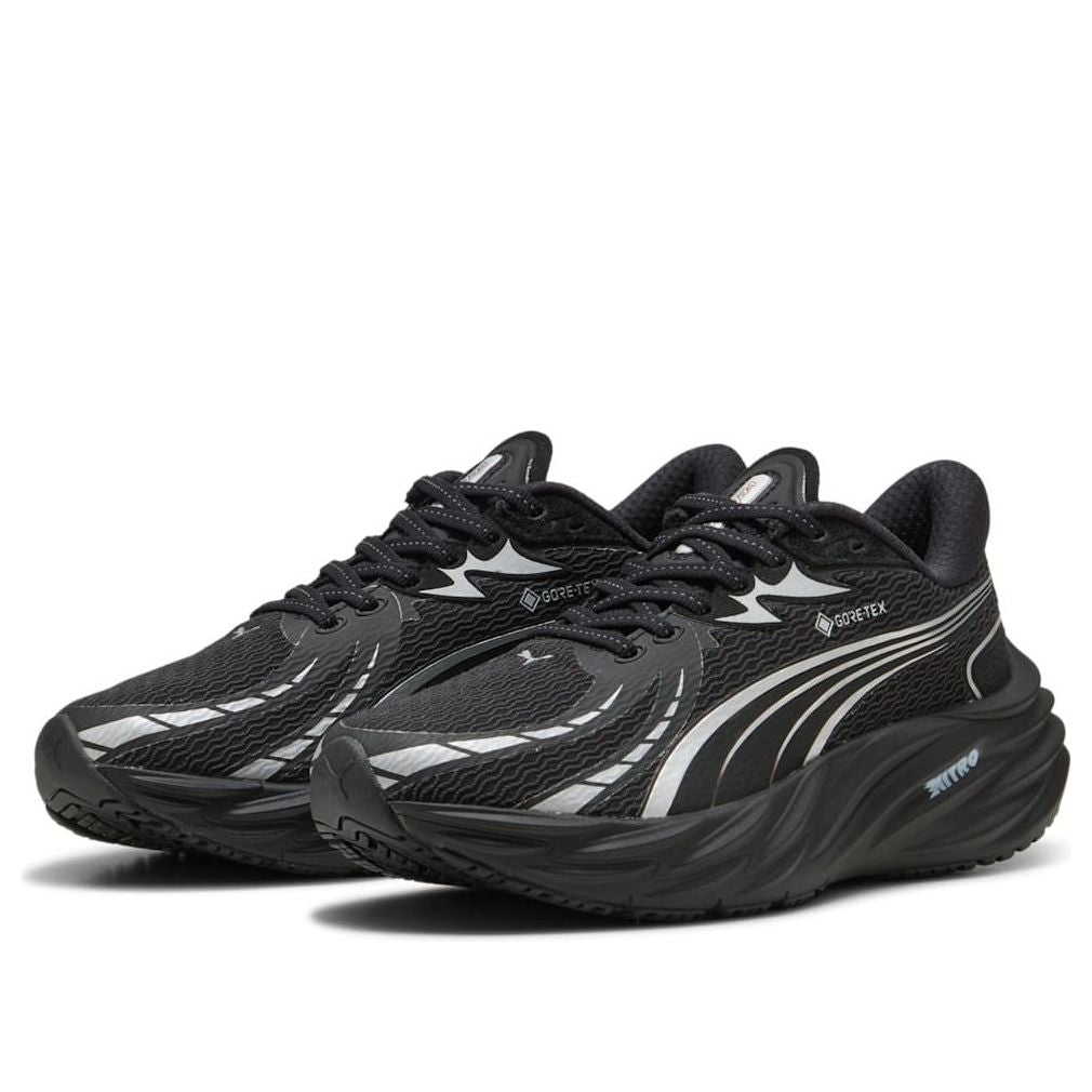 Кроссовки (WMNS) PUMA Velocity Nitro 4 Gore-Tex 'Black Silver' — фото 2