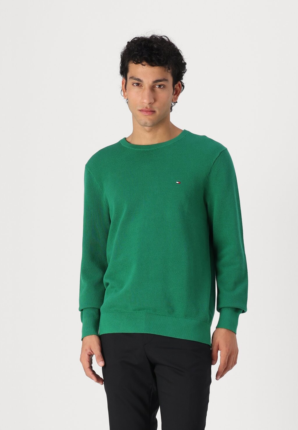 

Джемпер ESSENTIAL STRUCTURE CREW NECK Tommy Hilfiger, зеленый
