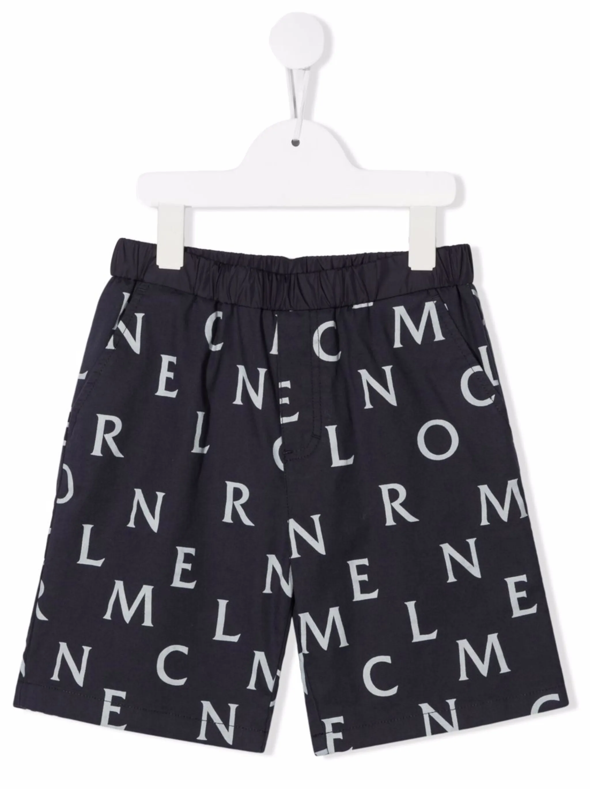 

Шорты с логотипом Moncler Enfant, синий