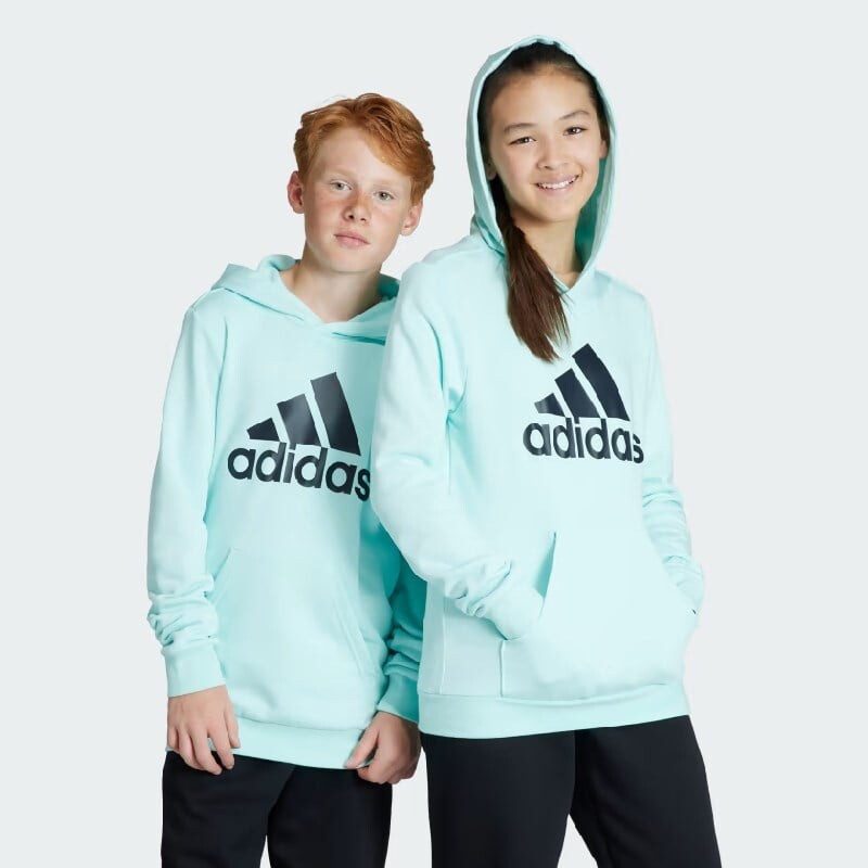 

Детская толстовка с капюшоном у бл Adidas, голубой