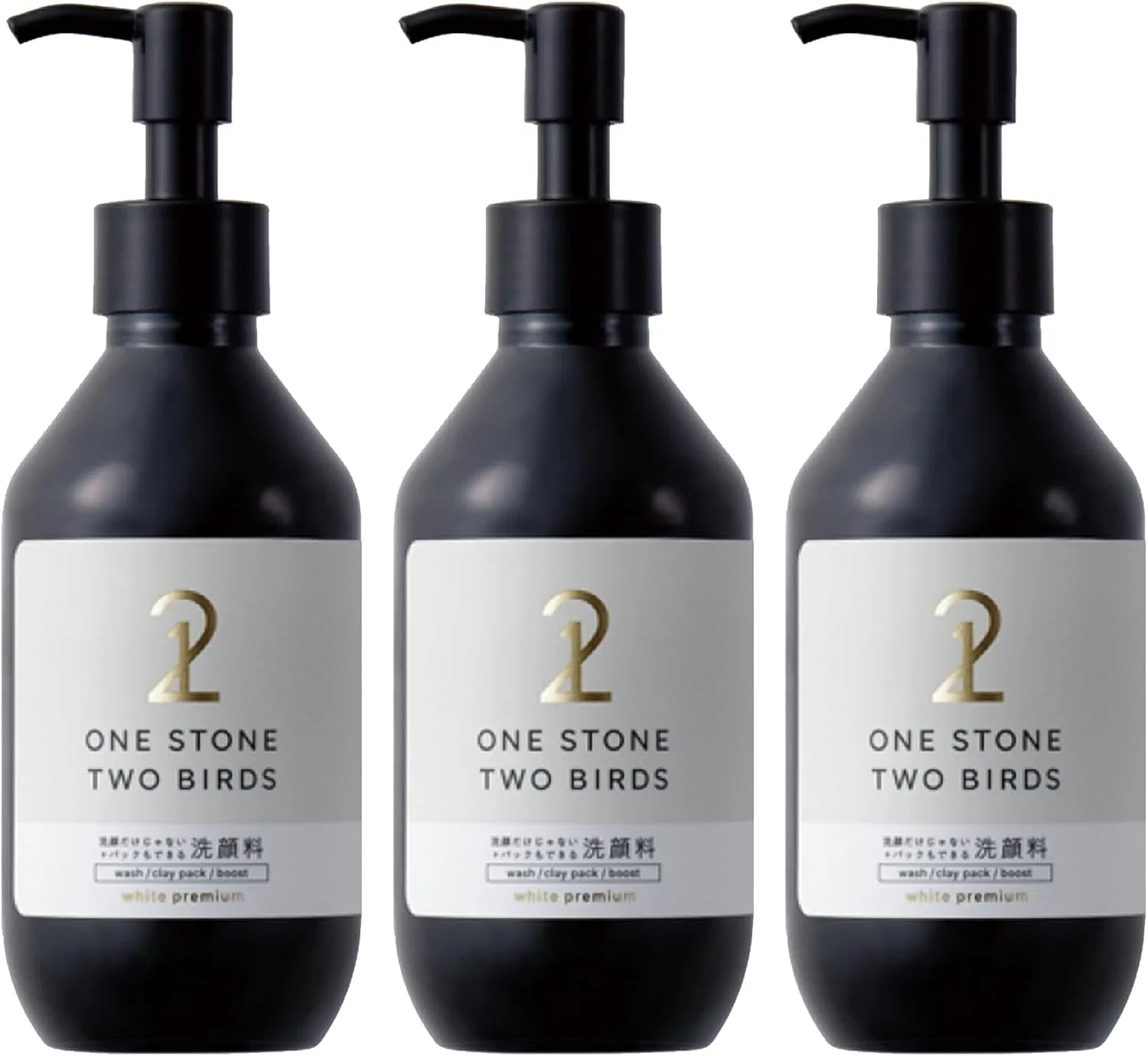 Набор One Stone Two Birds — White Premium, 150 мл, набор из 3 шт, белый