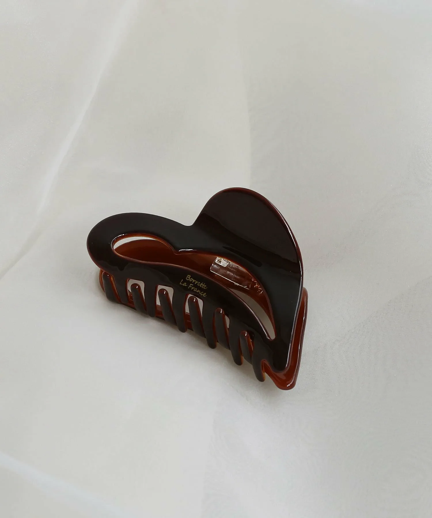 Заколка для волос в форме сердца Colleca La, Dark brown