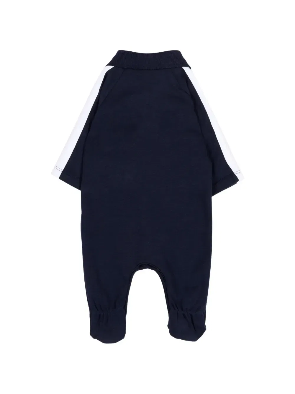 Комбинезон для новорожденного с нашивками в полоску Boss Kidswear, синий — фото 2
