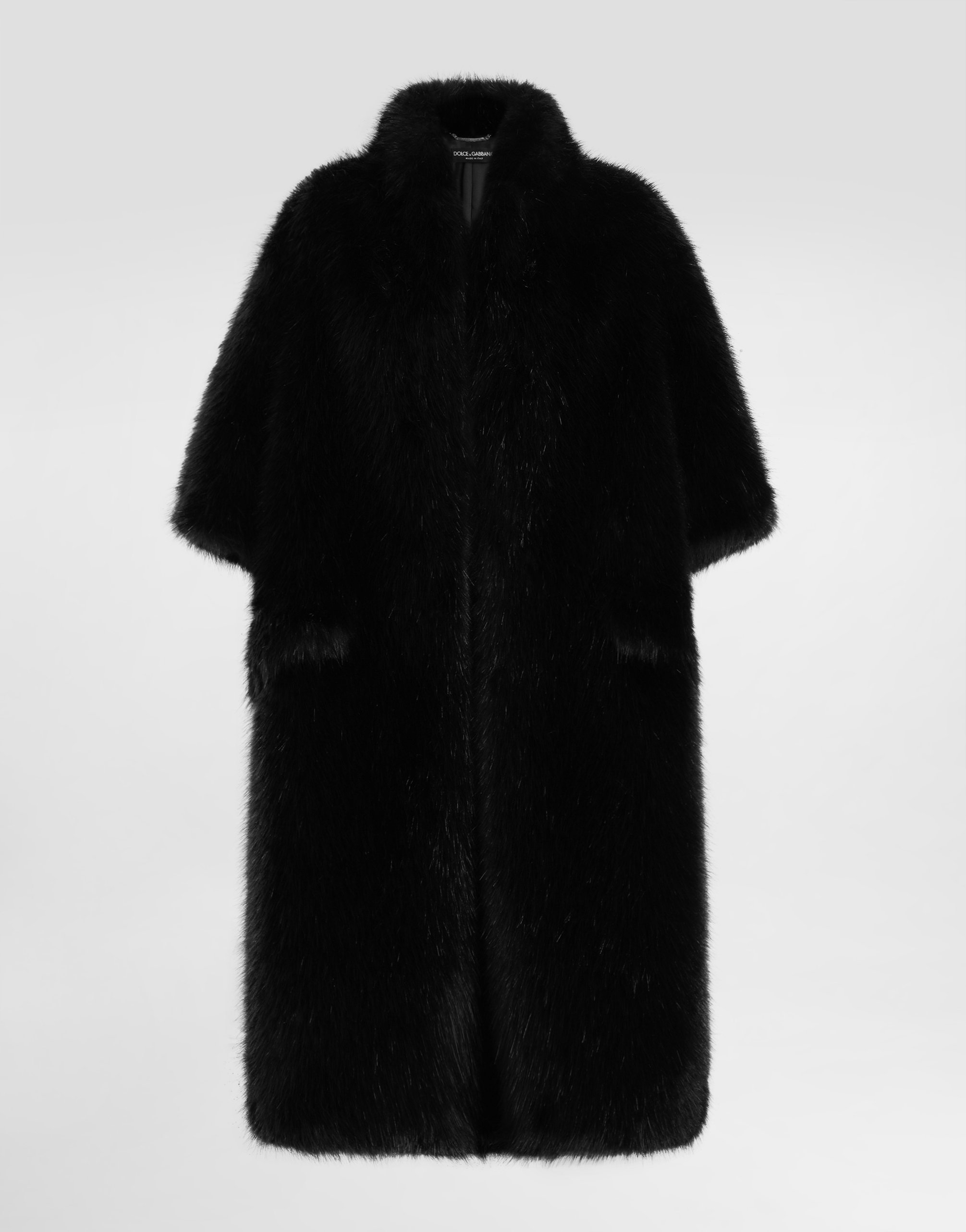 

Шуба из искусственного меха Dolce & Gabbana, черный