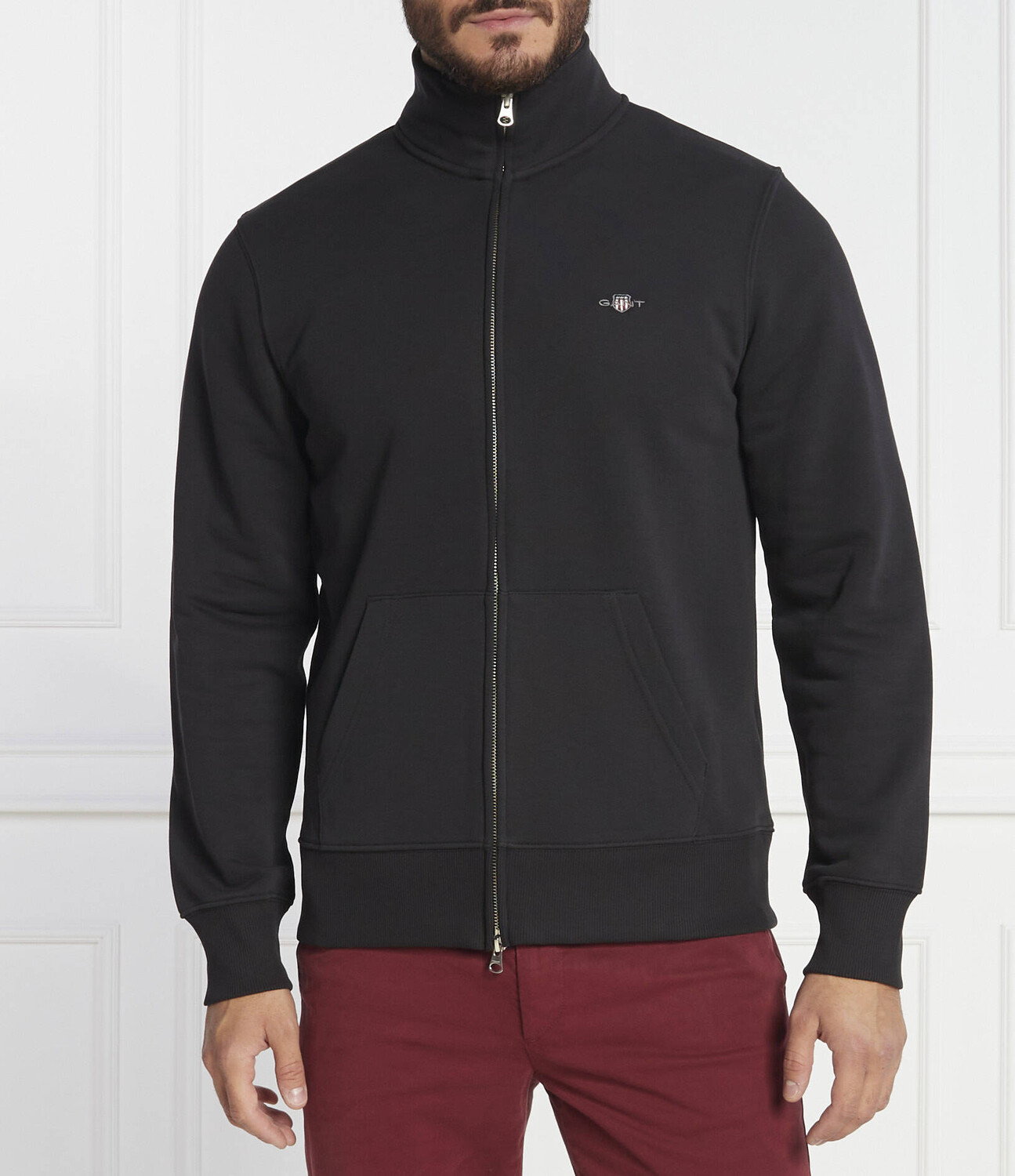 

Толстовка Gant Regular Fit, черный