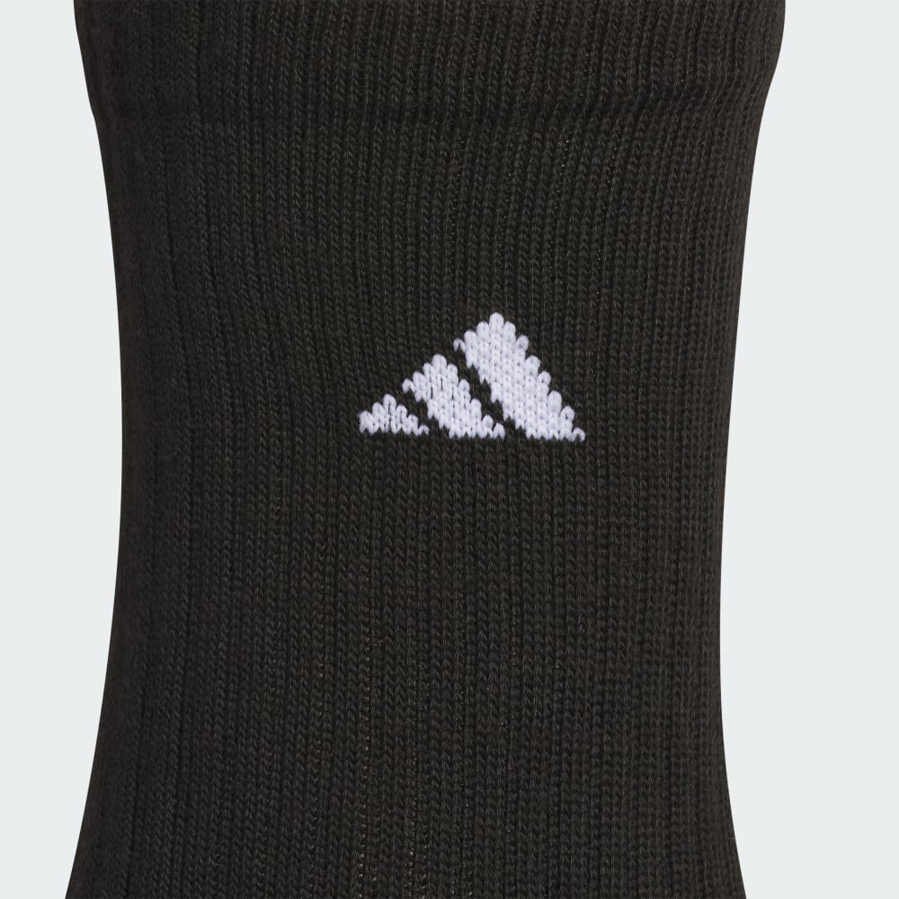 Носки Adidas Athletic Cushioned 6-Pack Crew Socks Kids, цвет Black/Onix/White — фото 2