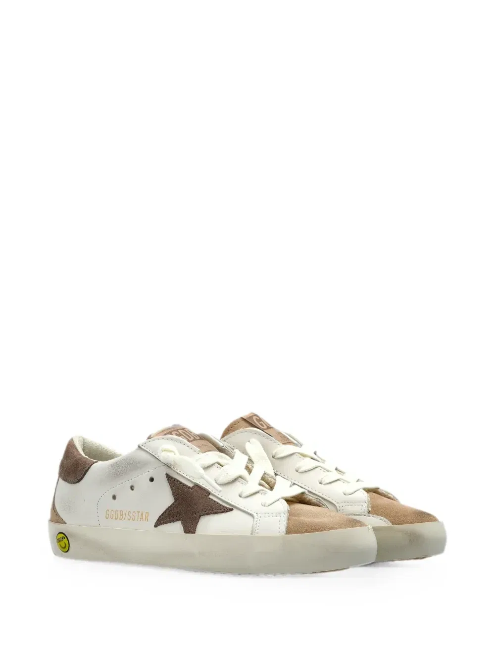 Кроссовки Super-Star с аппликацией в виде звезды Golden Goose Kids, белый