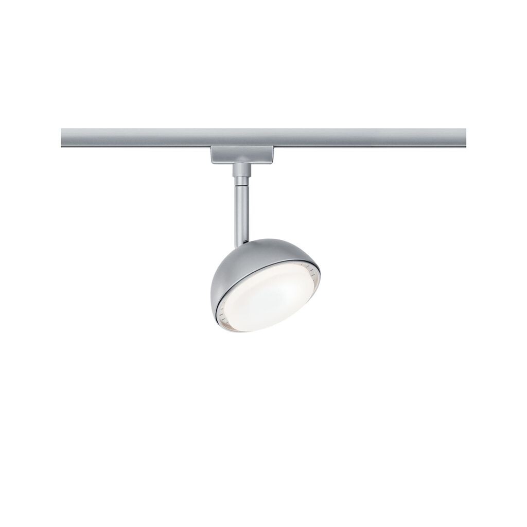 

Paulmann URail LED одноточечный Hemi хром матовый 10 см 5 Вт, серебро