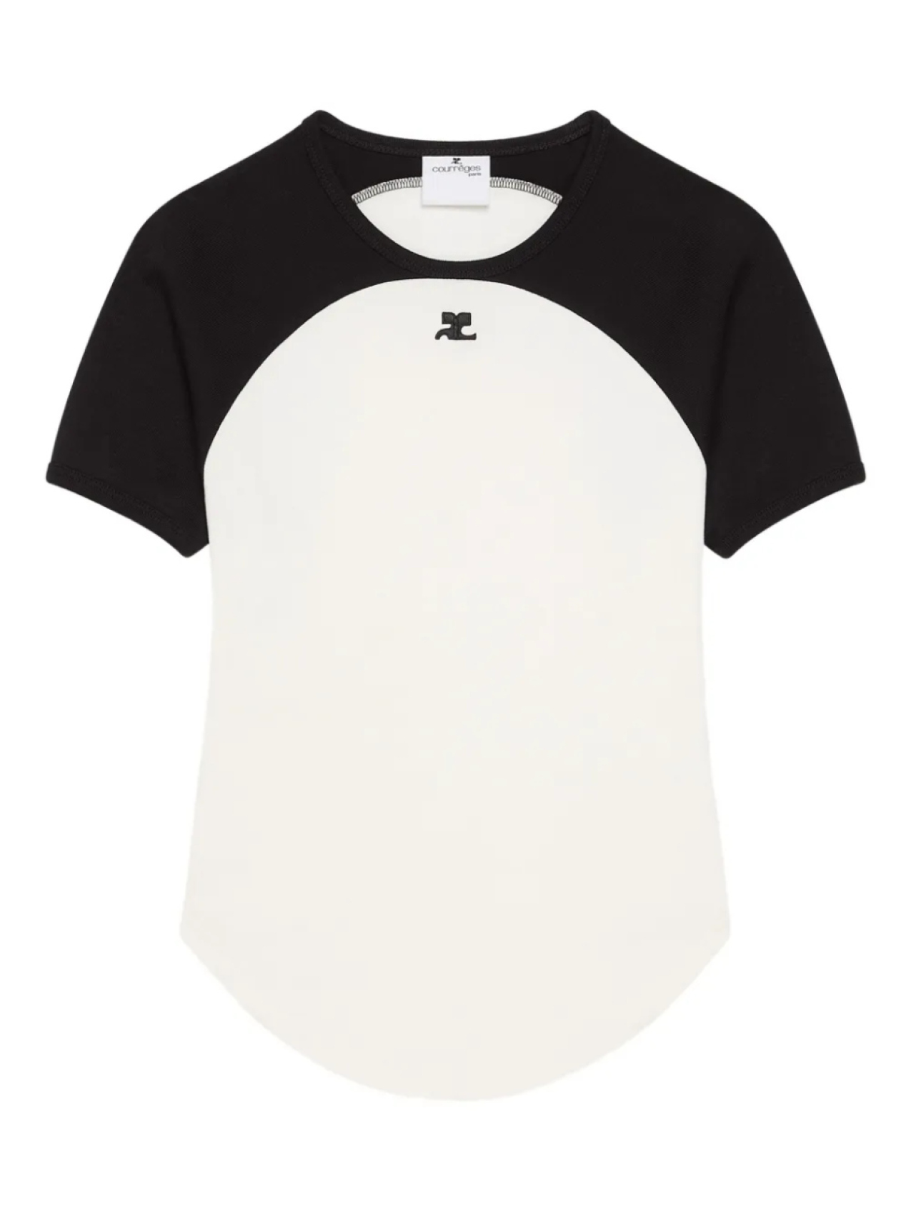 

Courrèges базовая футболка, нейтральный