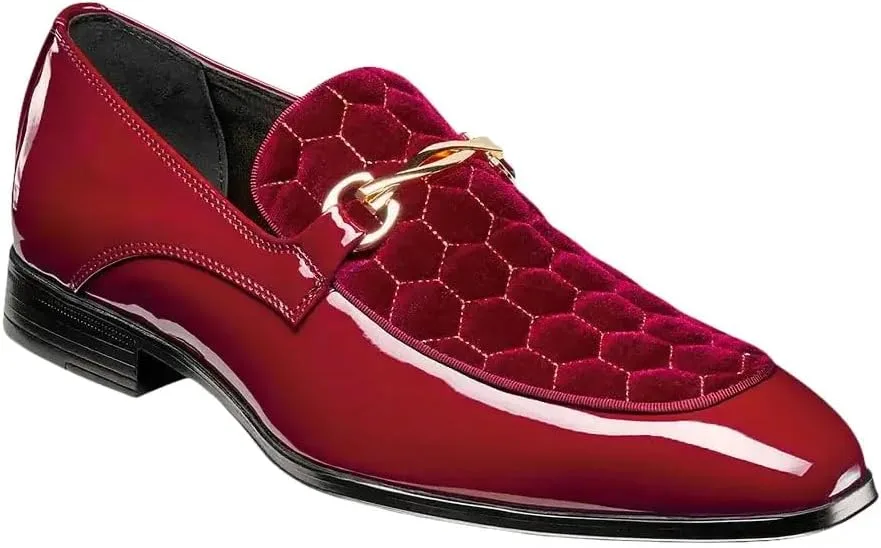 Мужские лоферы Stacy Adams Sprague Moc Toe Slip on Loafer, бордовый