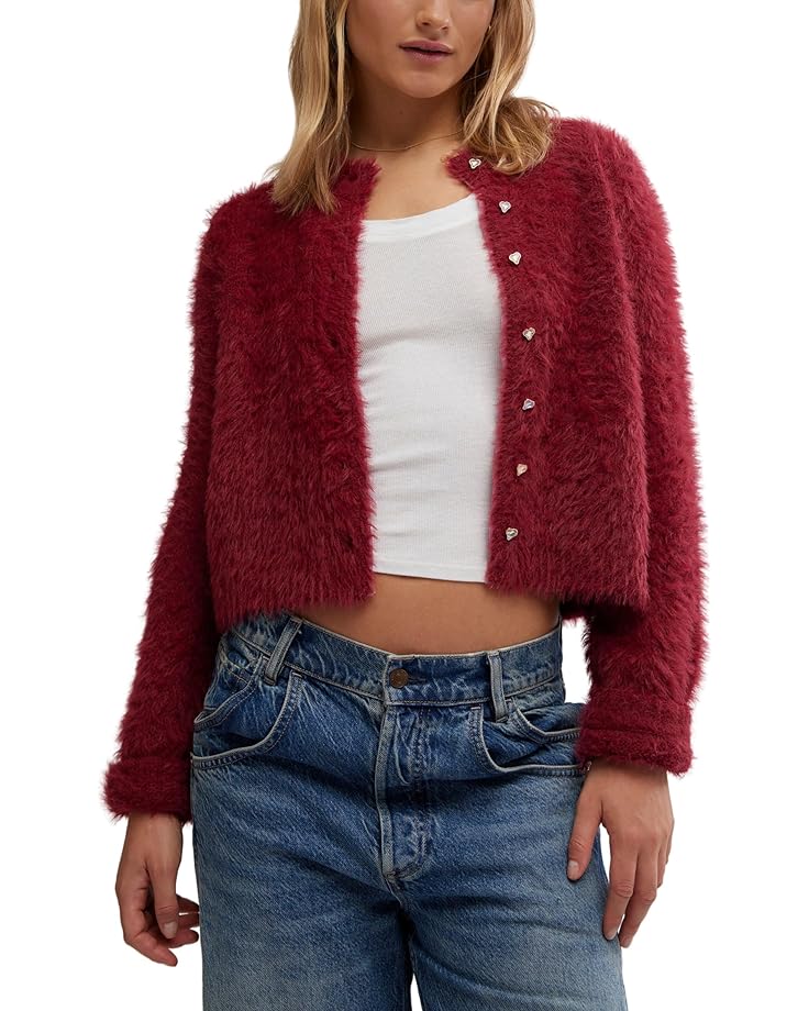 

Свитер Free People Celeste Cardi, цвет Aged Red