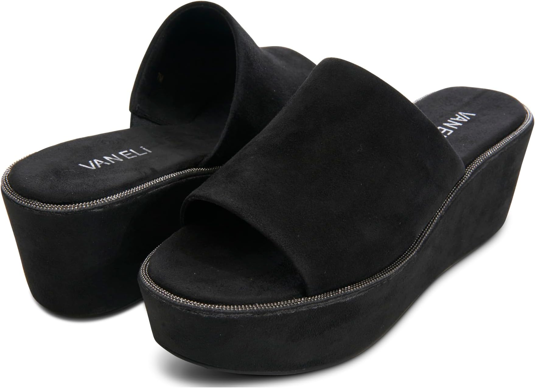 Сандалии Vaneli Hero, цвет Black Suede