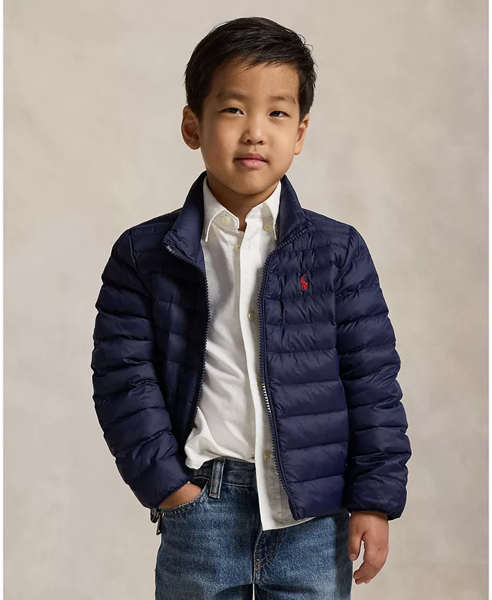 

Стеганая куртка P-Layer 2 для малышей и мальчиков Polo Ralph Lauren, синий