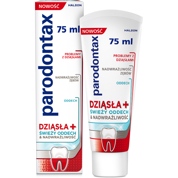 

Зубная паста с фтором, 75 мл Parodontax Dziąsła świeży oddech & nadwrażliwość