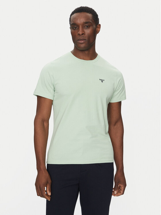 

Футболка приталенного кроя Essential Sports MTS0331GN45 Barbour, зеленый