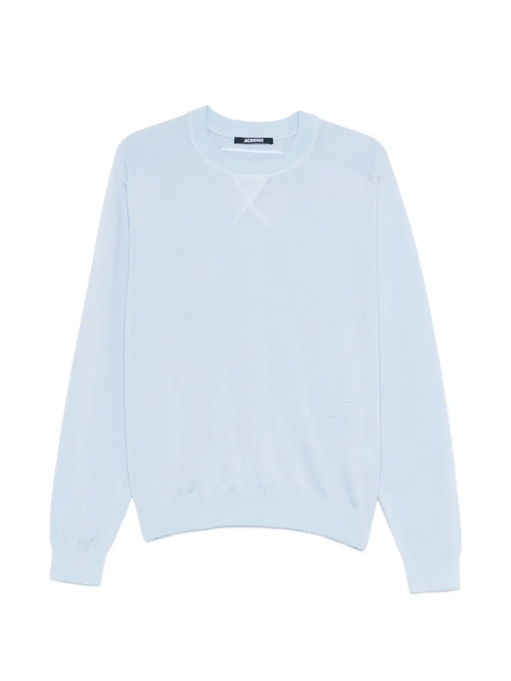 Топ с вышитым логотипом Jacquemus, синий