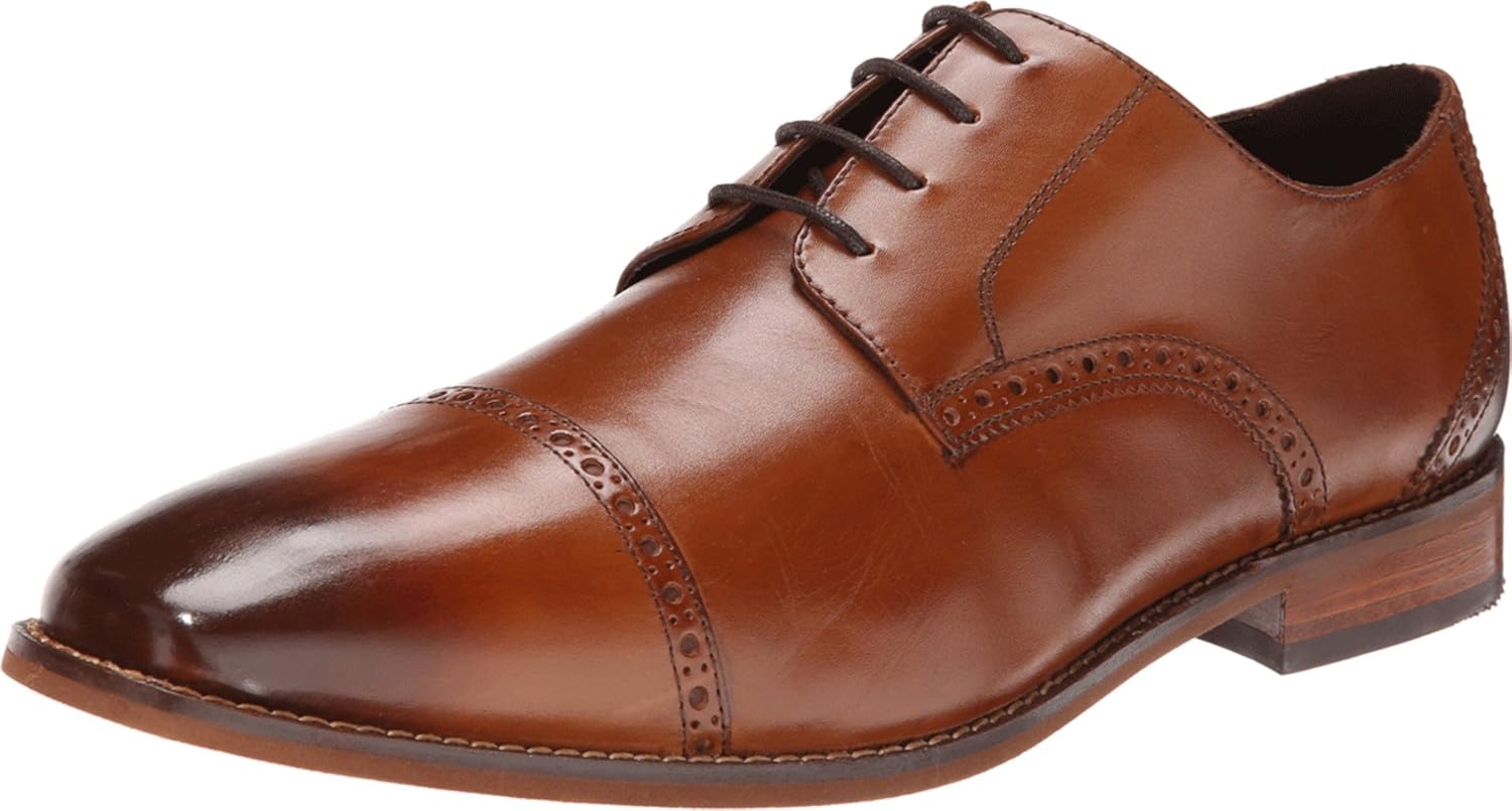 Мужские оксфорды Florsheim Castellano с кап-то носком, коричневый — фото 2