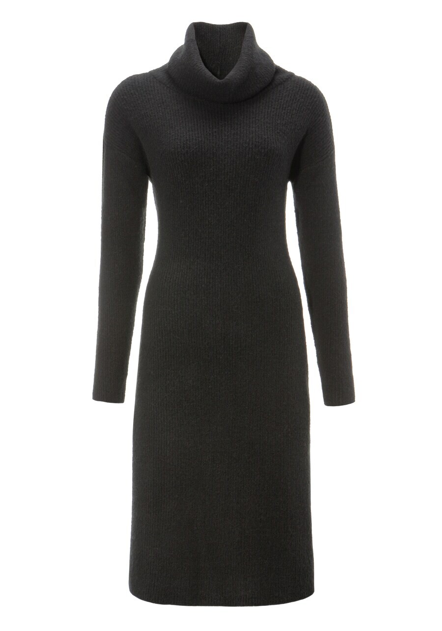 

Вязаное платье Aniston CASUAL Knitted dress, черный