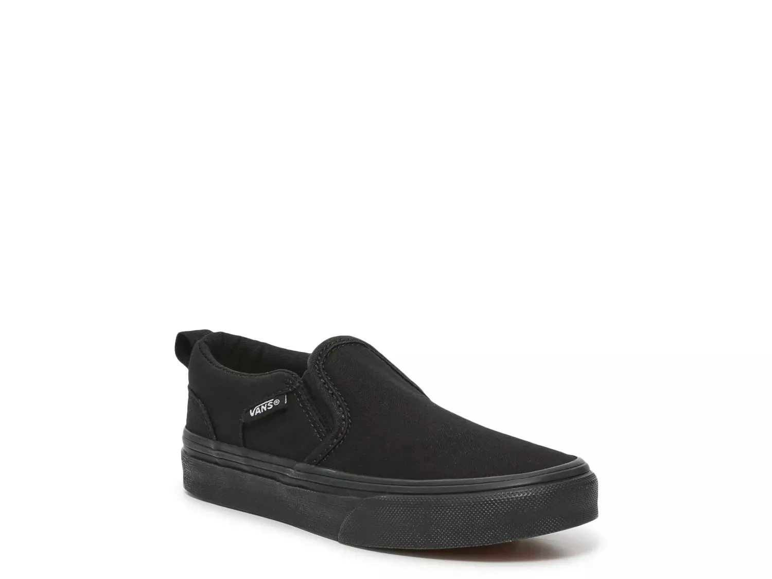 

Кроссовки Vans Asher Slip-On - детские, черные