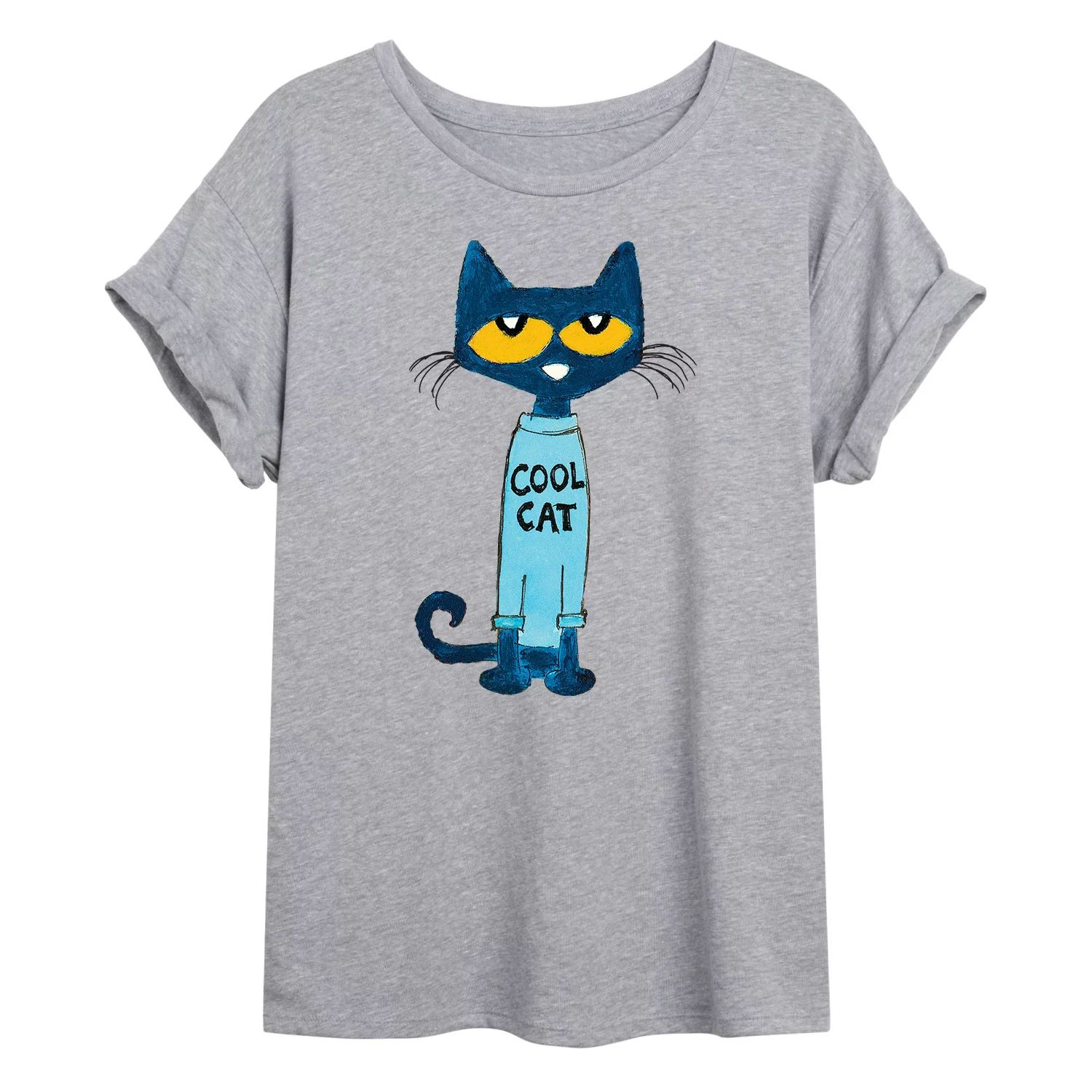 

Размерная футболка с рисунком Pete The Cat "Cool Cat" для юниоров Licensed Character