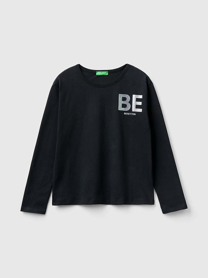 

Лонгслив Benetton Longsleeve, темно-синий