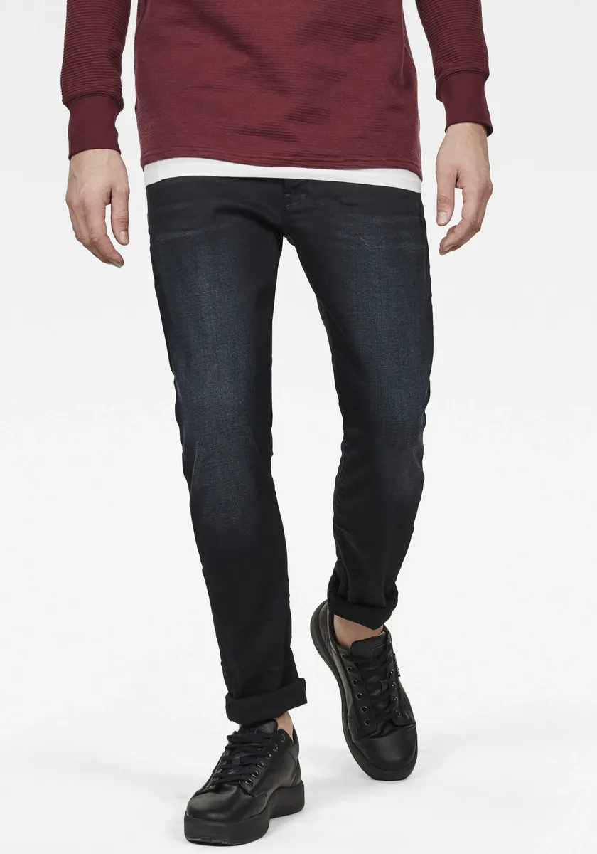 

Джинсы узкого кроя G-Star RAW "3301 Slim", с отличной стиркой и эластаном, цвет Dark Aged