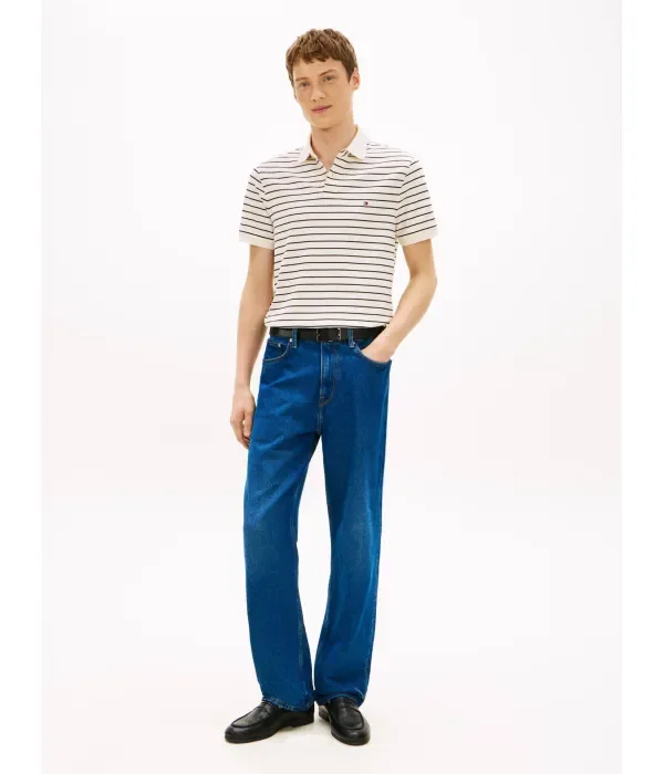 Поло 1985 regular fit Tommy Hilfiger, экрю — фото 2
