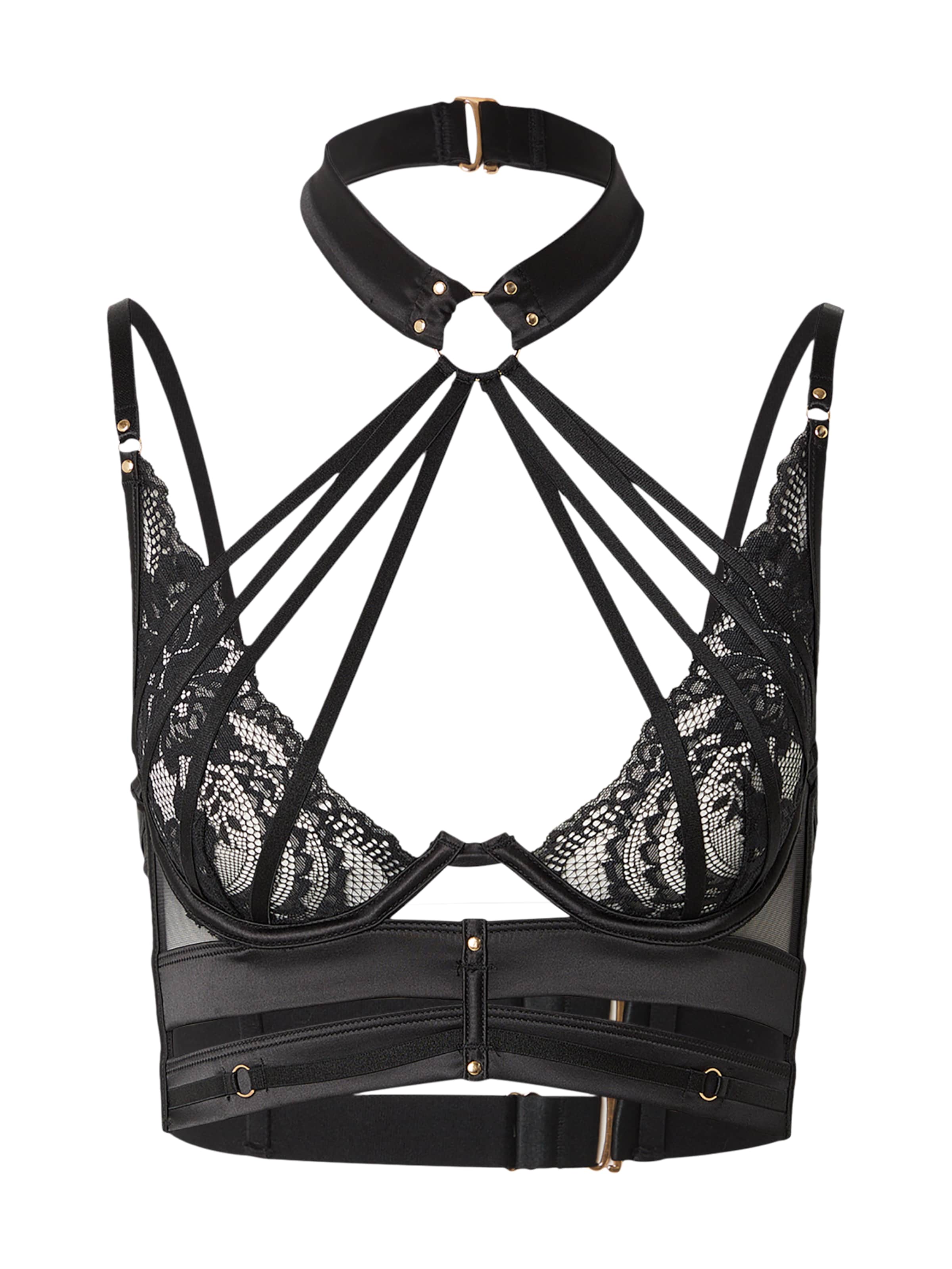 

Hunkemöller Бюстгальтер с высоким горлом 'Emmeline Up' в черном цвете