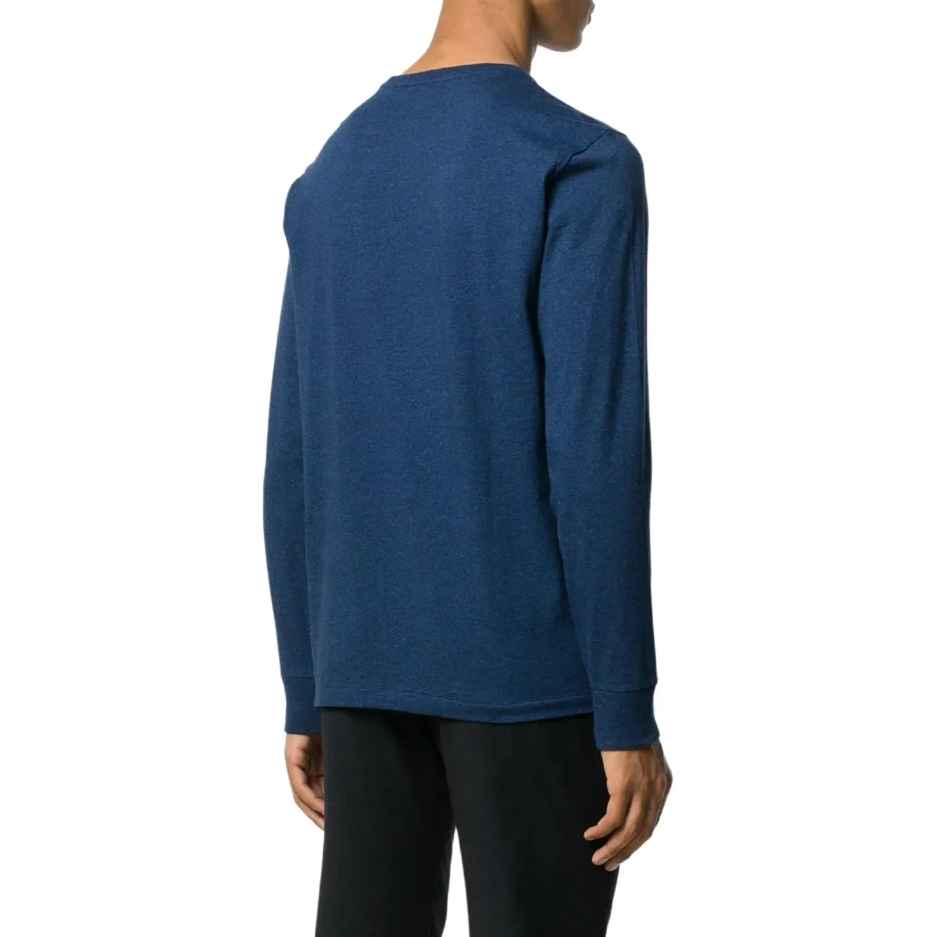 Polo Ralph Lauren Футболка мужская Custom Slim Fit синяя мультиколор — фото 4