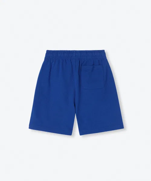 Детские шорты из хлопка MUSINSA STANDARD KIDS синие — фото 3