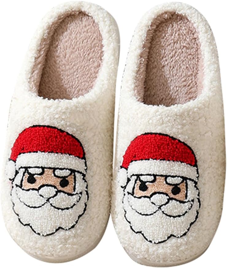 

Рождественские тапочки с оленями для женщин и мужчин, пушистые домашние тапочки с эффектом памяти, уютные тапочки для дома и улицы, зимние антискользящие плюшевые милые тапочки, тапочки для спальни, подарок на Хэллоуин и Рождество Hi-Y2Kgirls, A...