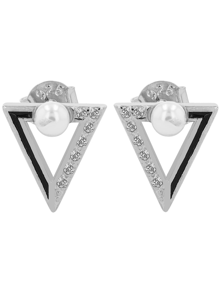 

Adeliás Женские серьги - серьги-гвоздики из серебра 925 пробы с жемчужиной в серебряной оправе