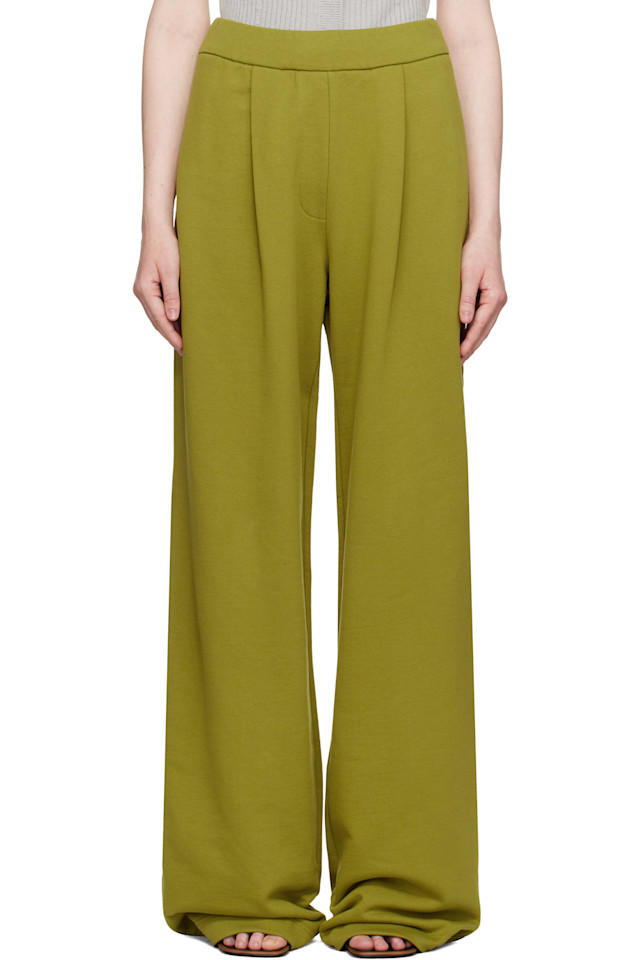 

Прямые спортивные брюки Dries Van Noten, зеленый